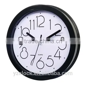 Good Quanlity Silent Wall Clocks 10" Cheap Plastic Clock YZ-3522B thumbnail-1