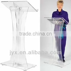 High Transparent Acrylic Speech Podium thumbnail-1
