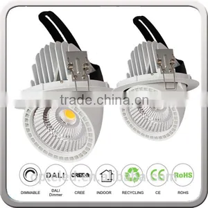 8 Inch 9inch 40W 50W 60W Gimble Down Light 230mm Dimension LED Gimbal Downlight With CREE Meanwell Driver thumbnail-4