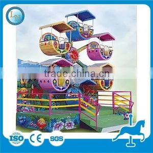 Outdoor Amusement Park Equipment Rides Decorative Mini Ferris Wheel for Kids thumbnail-2