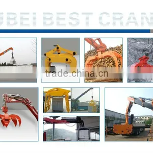 18ton Hoisting Crane With Grab, Model No.:SQ18S5, Hydraulic Telescopic Boom Crane on Truck or Boat thumbnail-5