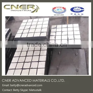 Ceramic Rubber Composite Wear Liner With Steel Backing Plate thumbnail-1