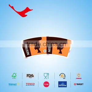 Disposable PE Coated Paper Cup Piece /fan/ Sheet for Coffee thumbnail-6