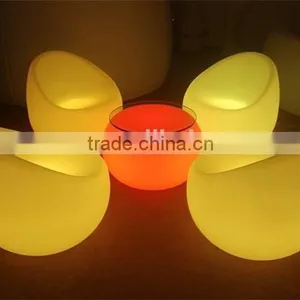 2015 HOT Sale Lounge LED Plastic Bar Chairs thumbnail-1