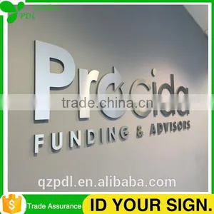 PDL 3D Built Up Stainless Steel Letters With Brass Finished thumbnail-5