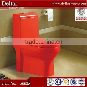 Sanitary Ware Bathroom Ceramic Colour Toilet With Bidet , Golden Dragon Toilet thumbnail-1