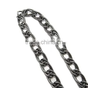 Manufacture Decorative Metal Black Double Link Chain thumbnail-2