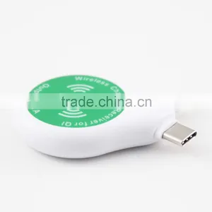 3-in-1 Qi Standard Wireless Charging Receiver For All Phones Models With 8-pin, Micro 5 Pin And Type-C Connectors thumbnail-3