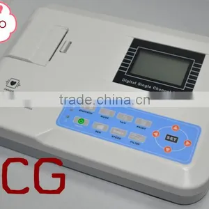 CE ISO Approved Digital One Channel Electrocardiograph Portable ECG Machine thumbnail-1