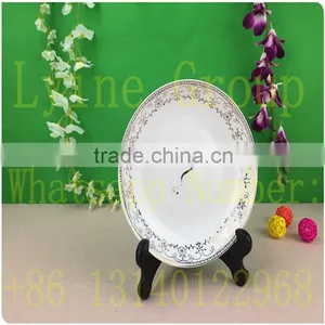 FDA,CIQ,CE/EU,SGS,EEC Certification and Ceramic Material White Porcelain Turkish Decorative Plates thumbnail-1