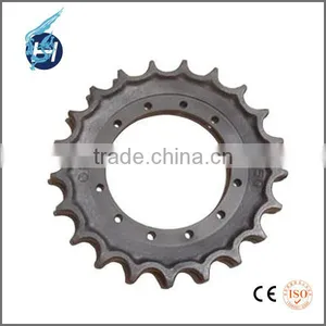 China Professional Design Plastic Aluminum Brass Metal Machining Parts 5 Spoke Fixed Gear Wheel With Turning Cutting Bending thumbnail-1