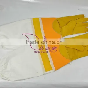 2014 Best Quality Ventilate Beekeeper Cotton Gloves/safety Beekeeper Gloves for Beekeeper Tool thumbnail-2