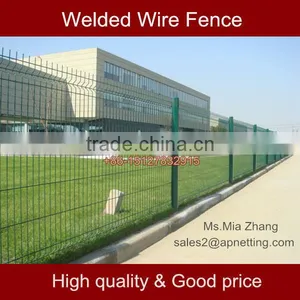 RAL6005 Powder Coated 5mm Wire Welded 4 Bending Mesh Panels 2.5x1.63m 50x200mm Aperture Sqaure Post Fencing thumbnail-2