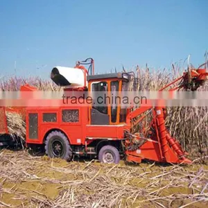 Whole Stalk Sugarcane Combine Harvester thumbnail-1