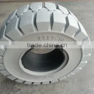 Hot Sale Solid Rubber Tyres 23x9-10 Non Marking Tyres for Industrial Vehicles From China Supplier thumbnail-3