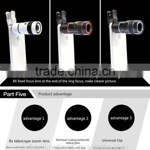 Popular New Products Shutterbug Necessary 8X Zoom Mobile Phone Telescope Lens thumbnail-5