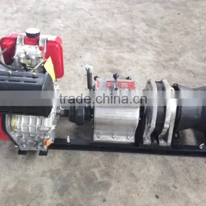 5 Ton Fast Speed Shaft Driven Diesel Cable Pulling Winch thumbnail-3
