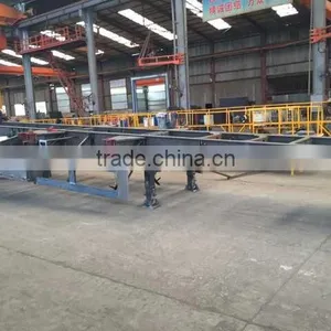 Frame Chassis Manufacturer 3 Axles 40ft Skeleton Trailer/skeletal Container Semi Trailer for Sale thumbnail-6