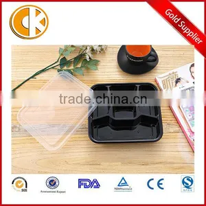 Plastic Takeaway Microwave pp Biodegradable Tableware 5 Compartments Food Container thumbnail-1