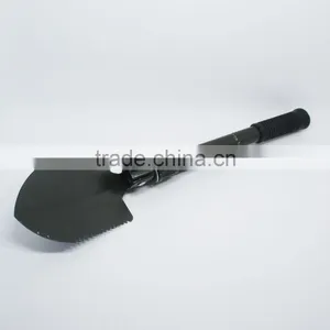 65Mn Carbon Steel Folding Shovel Multifunction Folding Shovel High Quality Foldable Shovel for Camping thumbnail-3
