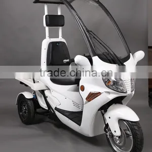 Three Wheel Electric Tricycle Roof Scooter for Delivery With Tilting Mechanism thumbnail-1