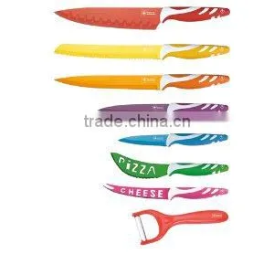 5 Pc Colored Knife Set thumbnail-1