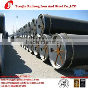 Black Welded Spiral Steel Pipe thumbnail-1