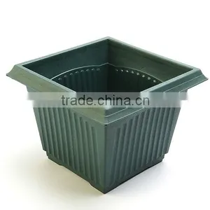 Cheap Square Plastic Flower Pot -hg8010 thumbnail-1