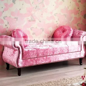 Made From SinoFur Best Sale Velvet Sofa thumbnail-1