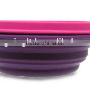 Collapsible Silicone Food Container thumbnail-1