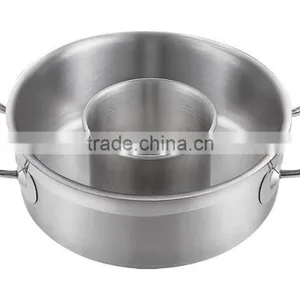 Two Handle Stainless Steel Child-Mother Relation Wok With Lid thumbnail-4