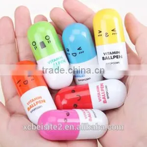 S029 Pills Retractable Advertising Custom Plastic Ballpoint Pen thumbnail-1