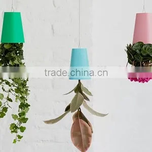 Interior Decoration Suspension Sky Upside Down Holder Pot Hanging Planter thumbnail-3