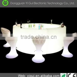 2016 Wholesale Led Bar Stool High Chair Plastic Bar Stool for Club thumbnail-3