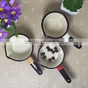 Stocked Korean Style Colorful Single Handle Cheap Ceramic Pots thumbnail-5