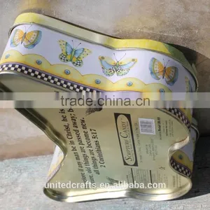 Butterfly Shape Tin Box - Storage Container thumbnail-2