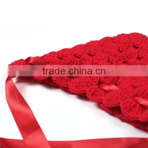 Cute Red Triangle Hat Newborn Crochet Outfits Baby Hat Baby Cap Newborn Photography Props All For Child Clothing and Accessories thumbnail-4