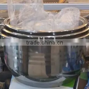 Large Size Stainless Steel Cookware Set With Metal Lid thumbnail-4