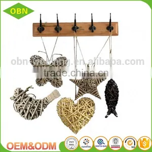 Willow Hanging Decorations Wicker Fish Decorations thumbnail-2