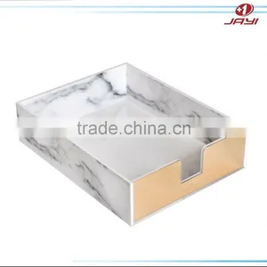 2017 Factory Wholesale Custom Acrylic Fancy Pen Holder Desktop Marble Pen Holder thumbnail-2