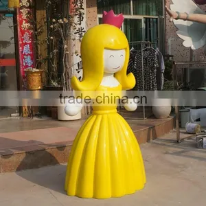 FRP Cartoon Girl Figurine thumbnail-6