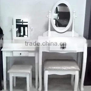 Modern White Bedroom Furniture Dressing Table thumbnail-4