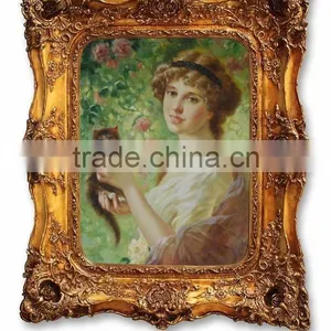 FA-248G-01 Leading Vintage Hand Oil Paintings for Vertical and Horizontal Hanging thumbnail-4