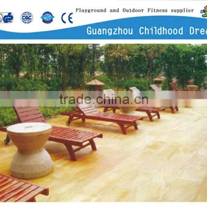 (HD-19709)Outdoor Wooden Beach Bench Low Sand Beach Chair thumbnail-1