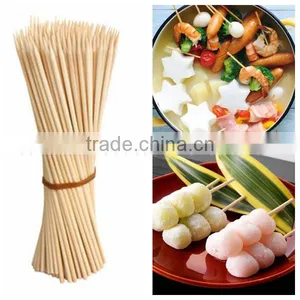 Small Dried Round BBQ Natural Thin Bamboo Stick thumbnail-2
