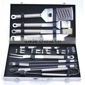 BQ-0061 / Alu Case 21 Pcs Hollow Handle Mini Barbecue thumbnail-1