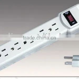 6 Outlet CUL UL Power Strip Power Bar Relocatable Power Tap(06-PT6672) thumbnail-1