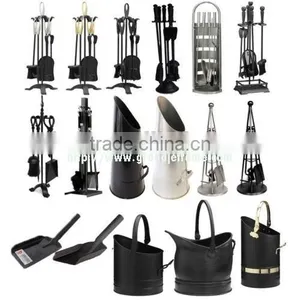 Fireplace Accessory Metal Black Coal Bucket thumbnail-6