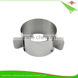 ZY-F1404 Durable Stainless Steel Round Mousse Cake Mold Cake Ring thumbnail-1
