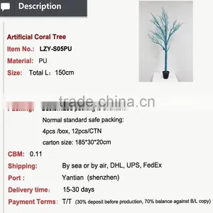 Coral Tree Without Leaves Dry Tree Branches for Home Decorating thumbnail-2